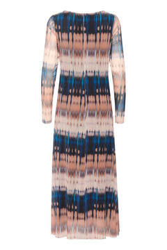 CultureCulture uasho Melida DressClothingBlue/Beige - Blue Water Clothing