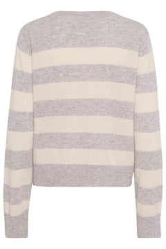 CultureCulture Cucallie Cashmere CardiganTopsGrey Melange - Blue Water Clothing