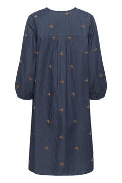 CultureCulture CUfilipa Michelle Midi DressDressesRinse Wash - Blue Water Clothing