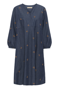 CultureCulture CUfilipa Michelle Midi DressDressesRinse Wash - Blue Water Clothing