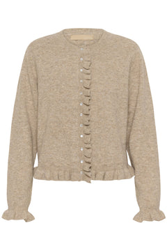 CultureCulture CUjulietta Frill CardiganClothingWoodrose Melange - Blue Water Clothing