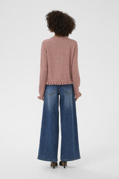 CultureCulture CUjulietta Frill CardiganClothingWoodrose Melange - Blue Water Clothing