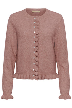 CultureCulture CUjulietta Frill CardiganClothingWoodrose Melange - Blue Water Clothing