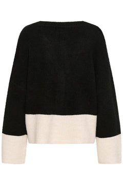 CultureCulture CUnicky Kimmy CardiganTopsBlack/Whitecap - Blue Water Clothing