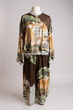 Deck By DecolageDeck By Decolage Print Palazzo Trousers 6655ClothingScenic Choko - Blue Water Clothing