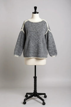 Elie BeaumontElie Beaumont Knit EB25237TopsGrey - Blue Water Clothing