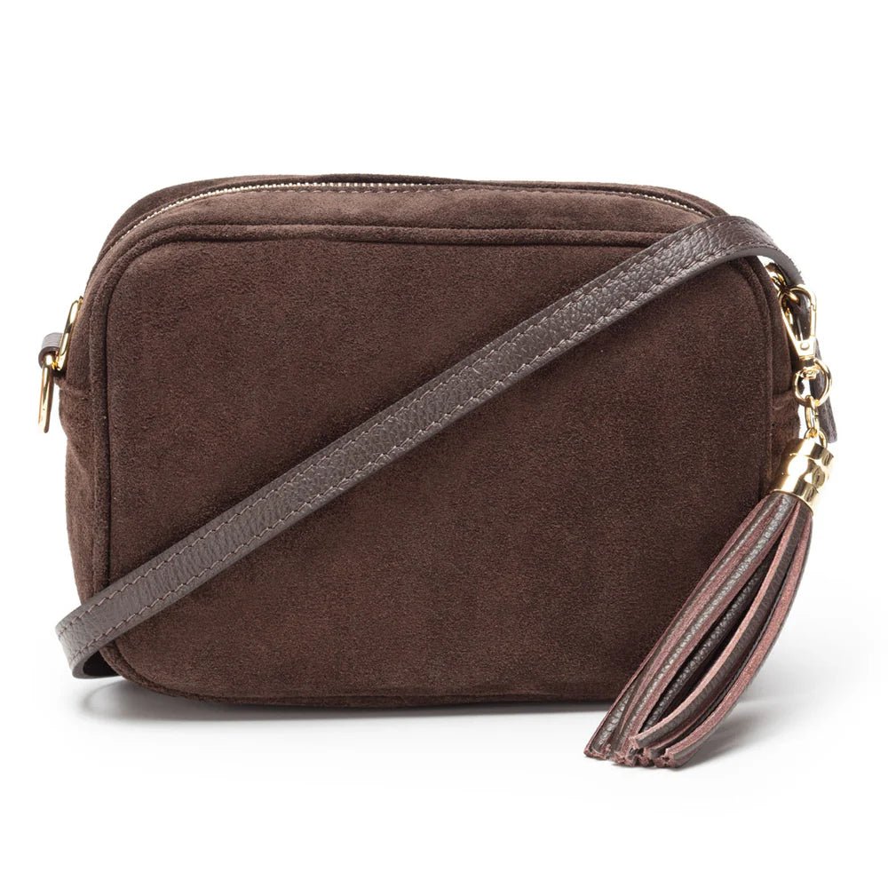 Elie BeaumontElie Beaumont Suede Crossbody BagAccessories - Blue Water Clothing