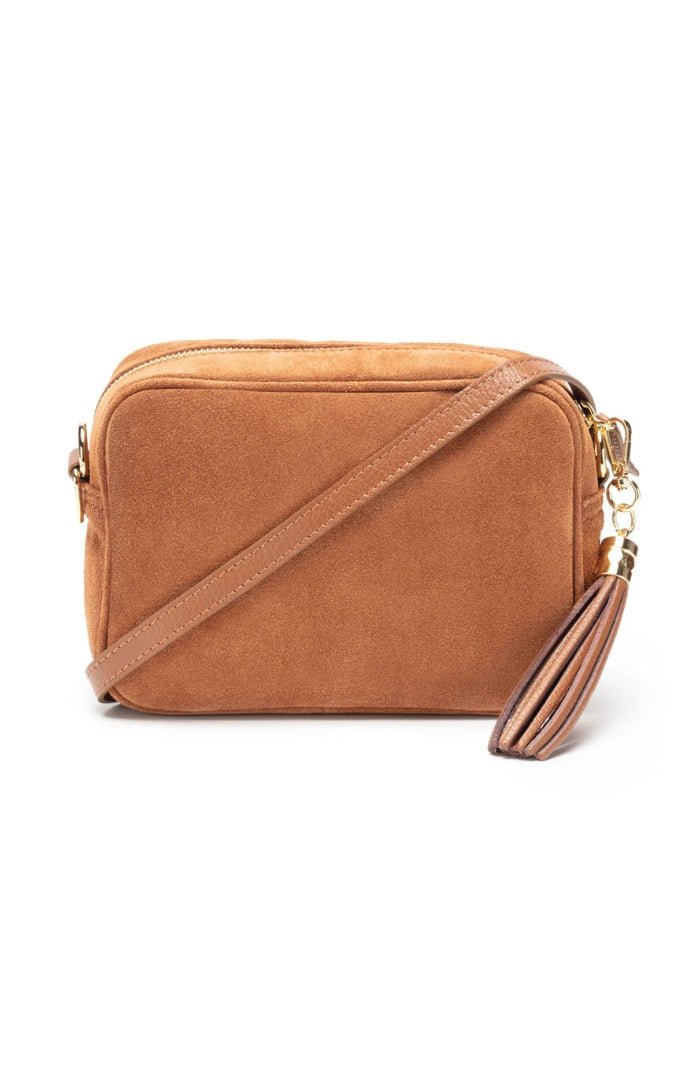 Elie BeaumontElie Beaumont Suede Crossbody BagAccessories - Blue Water Clothing