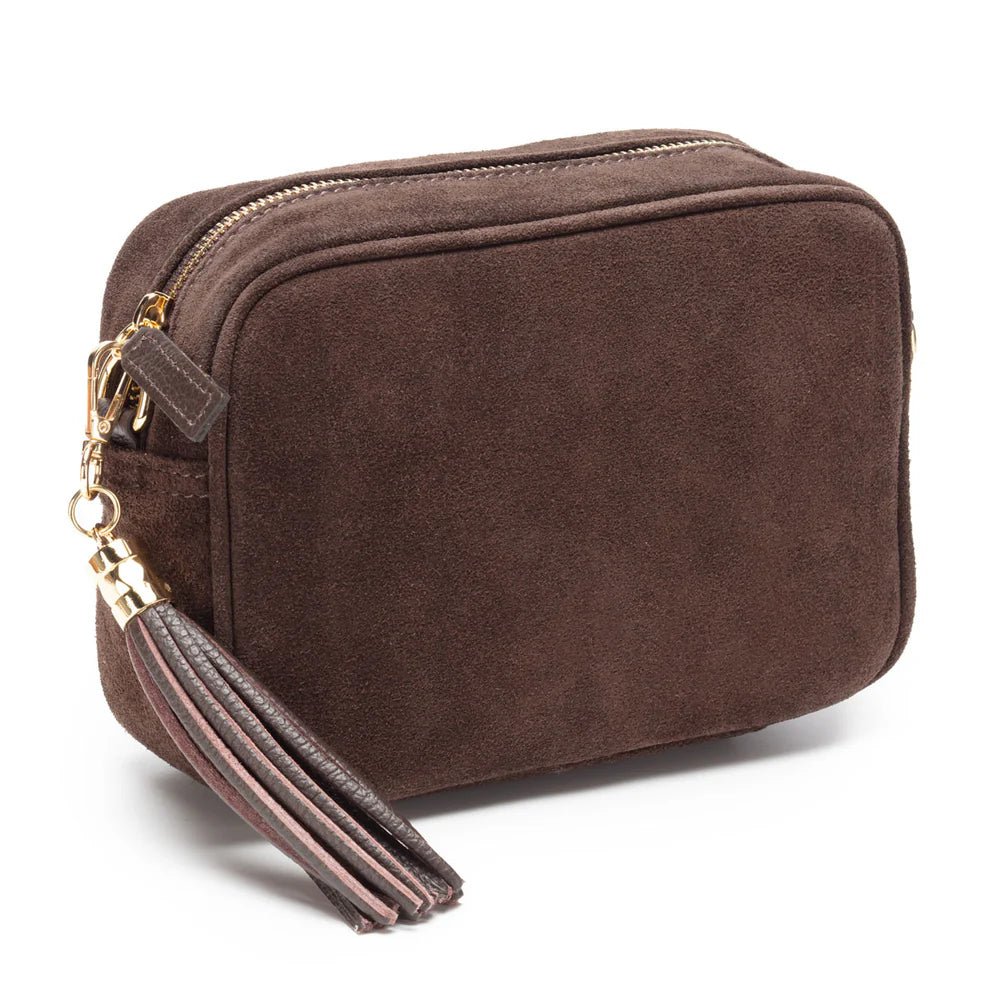 Elie BeaumontElie Beaumont Suede Crossbody BagAccessories - Blue Water Clothing