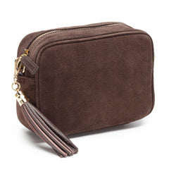 Elie BeaumontElie Beaumont Suede Crossbody BagAccessories - Blue Water Clothing