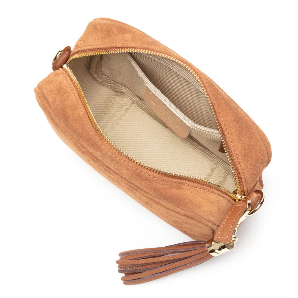 Elie BeaumontElie Beaumont Suede Crossbody BagAccessories - Blue Water Clothing