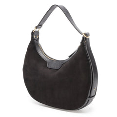 Elie BeaumontElie Beaumont Suede Shoulder HandbagAccessories - Blue Water Clothing