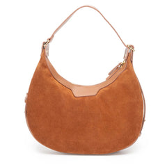 Elie BeaumontElie Beaumont Suede Shoulder HandbagAccessories - Blue Water Clothing