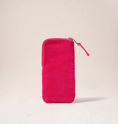 Elizabeth ScarlettElizabeth Scarlett Gold Palm Pink Velvet Glasses CaseAccessories - Blue Water Clothing