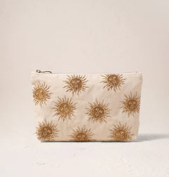 Elizabeth ScarlettElizabeth Scarlett Sun Goddess Cotton Everyday Pouch OatAccessories - Blue Water Clothing