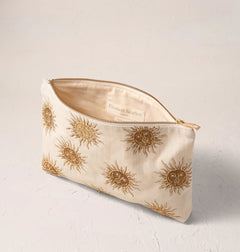 Elizabeth ScarlettElizabeth Scarlett Sun Goddess Cotton Everyday Pouch OatAccessories - Blue Water Clothing