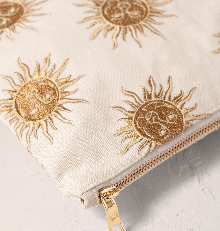 Elizabeth ScarlettElizabeth Scarlett Sun Goddess Cotton Everyday Pouch OatAccessories - Blue Water Clothing