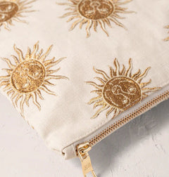 Elizabeth ScarlettElizabeth Scarlett Sun Goddess Cotton Everyday Pouch OatAccessories - Blue Water Clothing