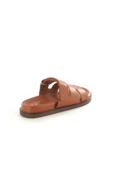 Ella Shoes Hattie Gladiator Velcro Strap Sandal - Blue Water Clothing
