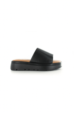 Ella Shoes Maya Strap Slide Wedge Sandal - Blue Water Clothing