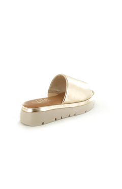 Ella Shoes Maya Strap Slide Wedge Sandal - Blue Water Clothing