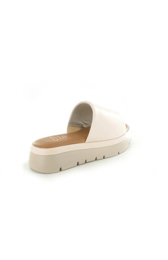 Ella Shoes Maya Strap Slide Wedge Sandal - Blue Water Clothing