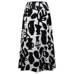 FOILFoil Skirted Ahead Skirt Printed ChaliceClothingPrinted Chalice - Blue Water Clothing