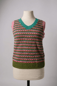FOILFoil Pop Culture Gilet Popcorn PinkTopsPopcorn Pink - Blue Water Clothing
