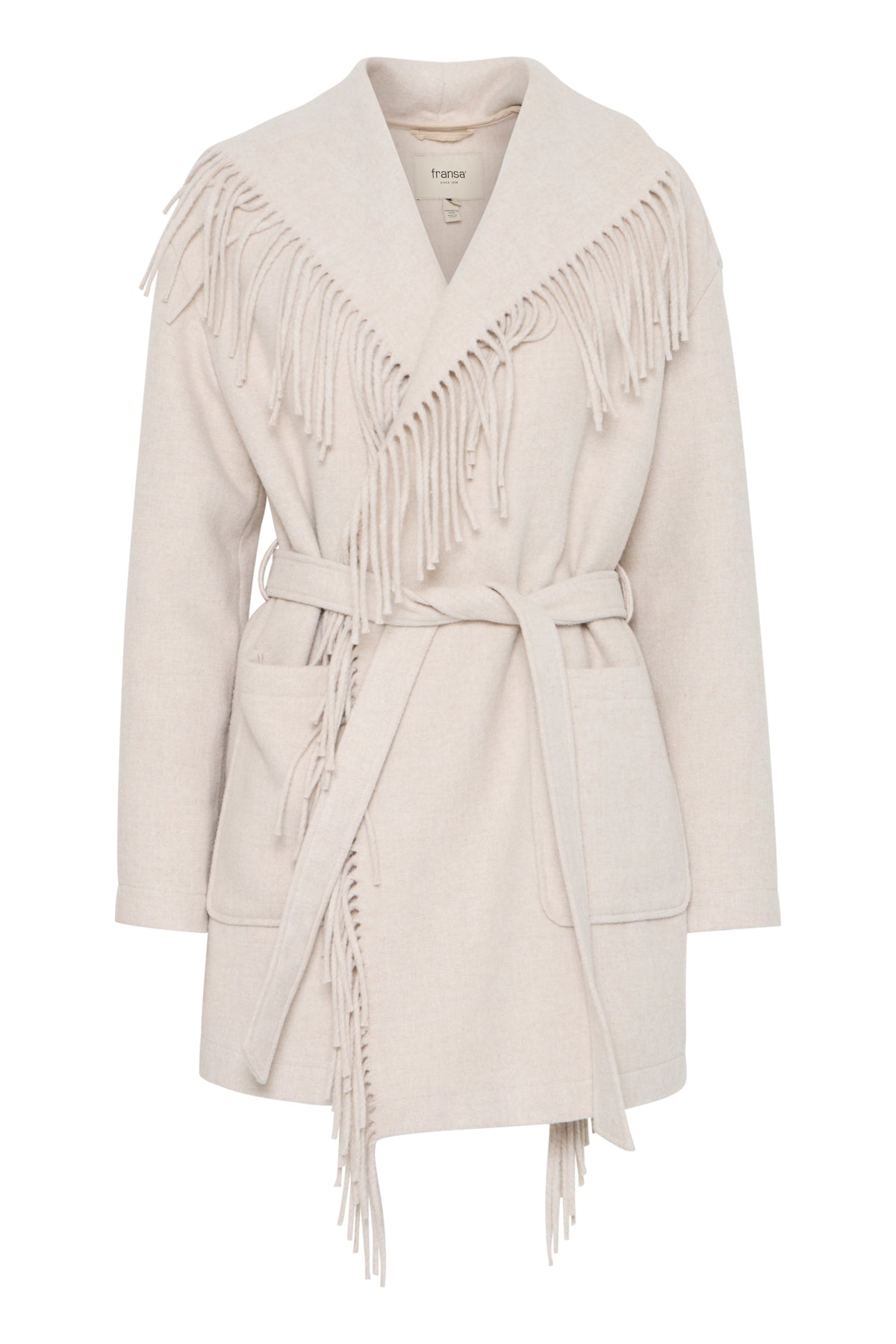 FransaFransa Frangelina Jacket 2ClothingLimestone Melange - Blue Water Clothing