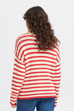 FransaFransa Frbelinda Pullover 1ClothingPoinsettia - Blue Water Clothing