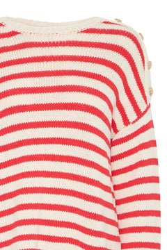 FransaFransa Frbelinda Pullover 1ClothingPoinsettia - Blue Water Clothing