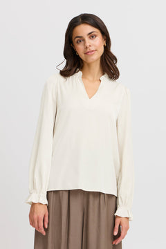 FransaFransa Frdiana Blouse 1ClothingWhisper White - Blue Water Clothing