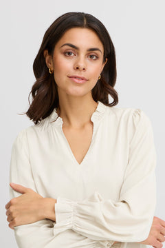 FransaFransa Frdiana Blouse 1ClothingWhisper White - Blue Water Clothing
