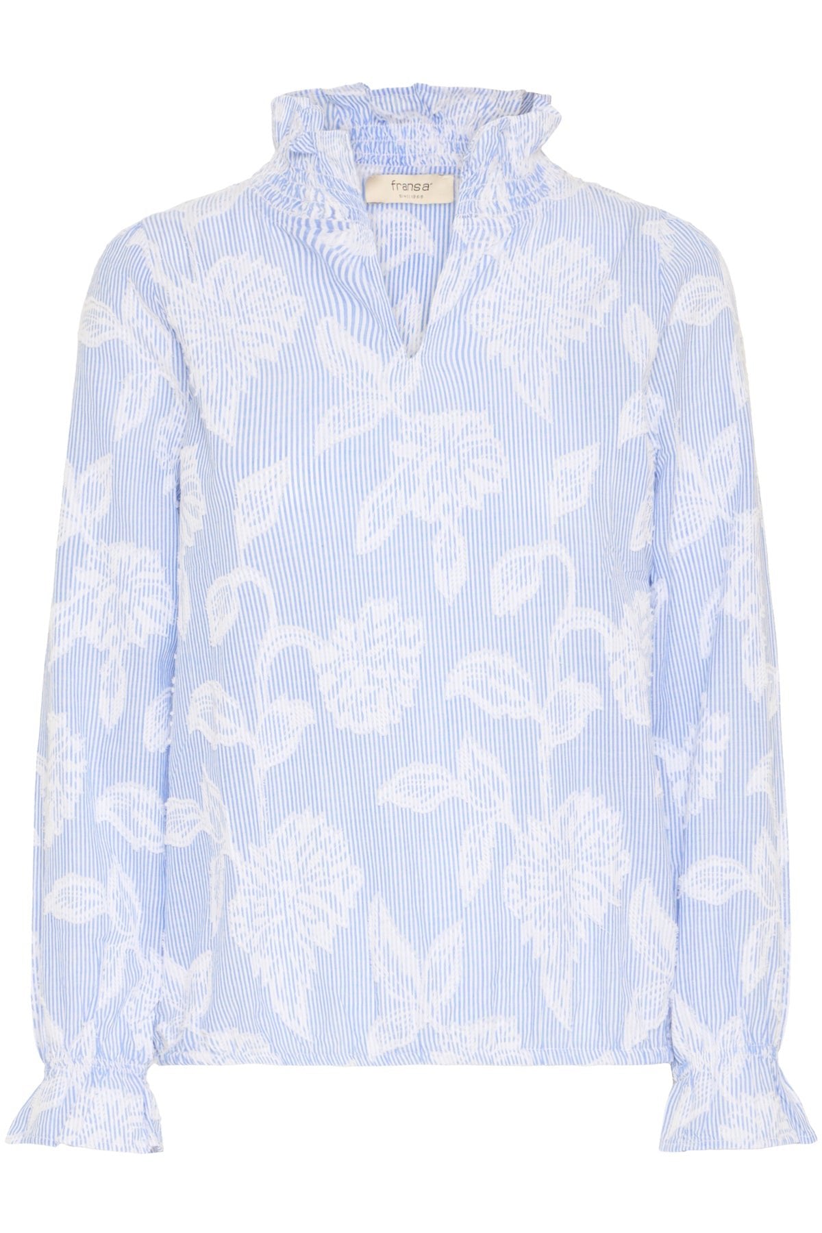 FransaFransa FRLani Blouse 1 Cashmere BlueClothingCashmere Blue - Blue Water Clothing