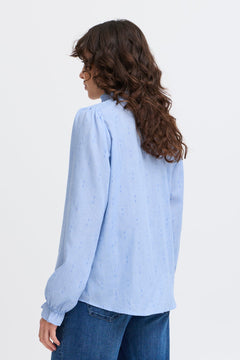FransaFransa Frpopla Shirt 1ClothingBlanc De Blanc - Blue Water Clothing