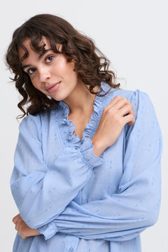 FransaFransa Frpopla Shirt 1ClothingBlanc De Blanc - Blue Water Clothing