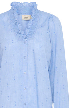 FransaFransa Frpopla Shirt 1ClothingBlanc De Blanc - Blue Water Clothing