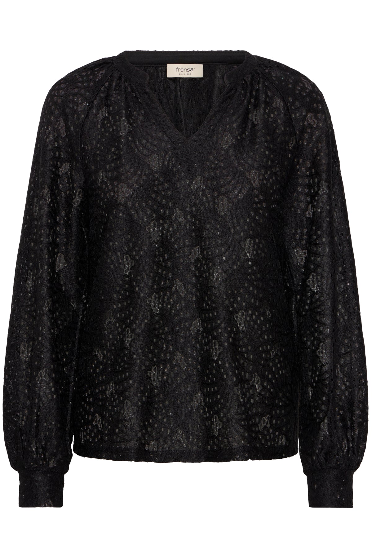 FransaFransa FRZahra Blouse 1 BlackClothingBlack - Blue Water Clothing