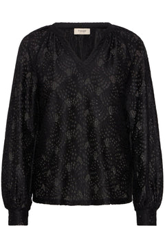 FransaFransa FRZahra Blouse 1 BlackClothingBlack - Blue Water Clothing