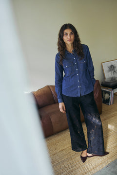 FransaFransa FRZahra Pant 1 BlackClothingBlack - Blue Water Clothing