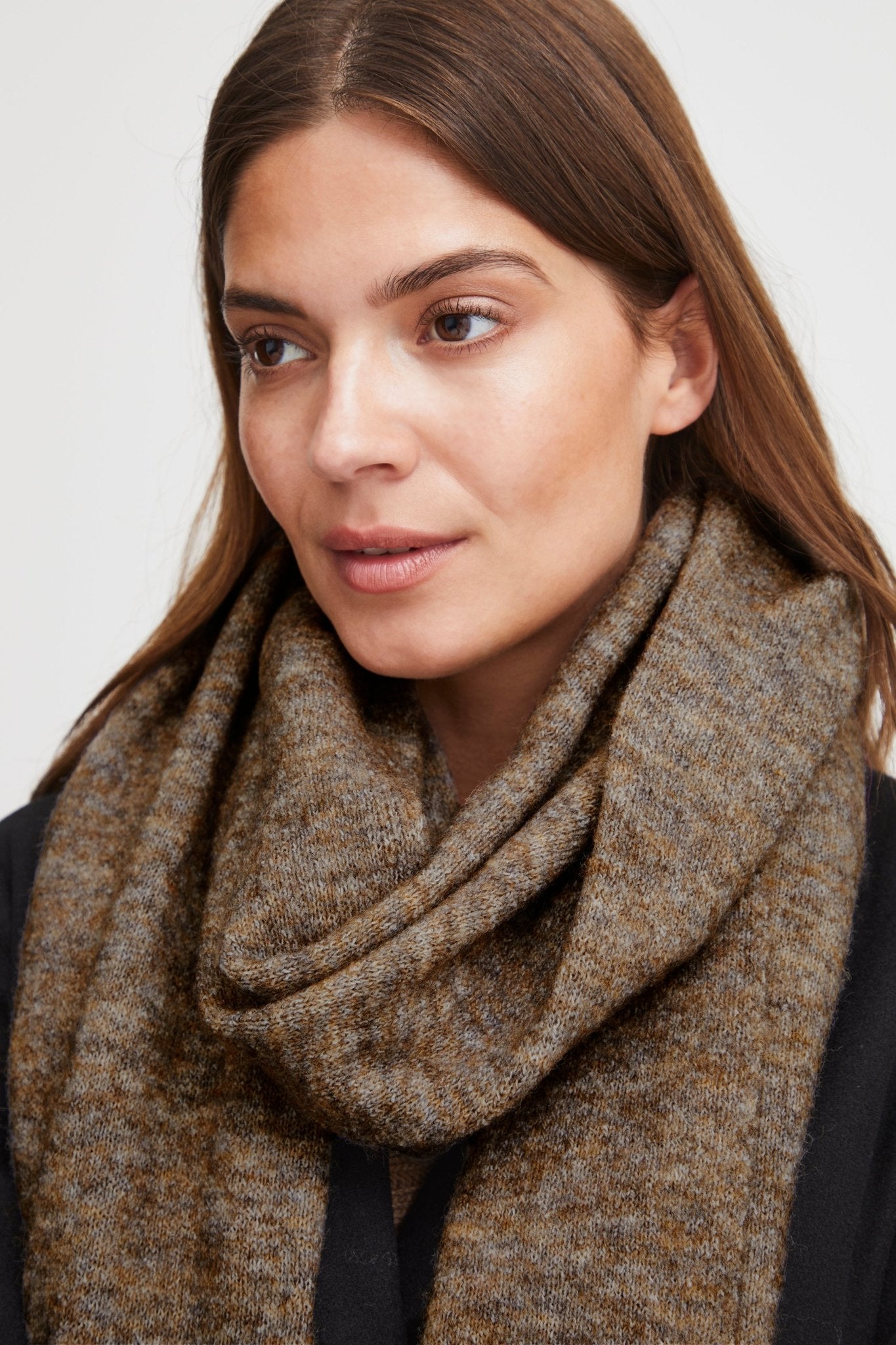 FransaFransa Sandy Scarf 1scarvesCarafe Melange - Blue Water Clothing