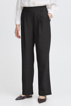 FransaFransa FRAbigail Pant 3 BlackBottomsBlack - Blue Water Clothing