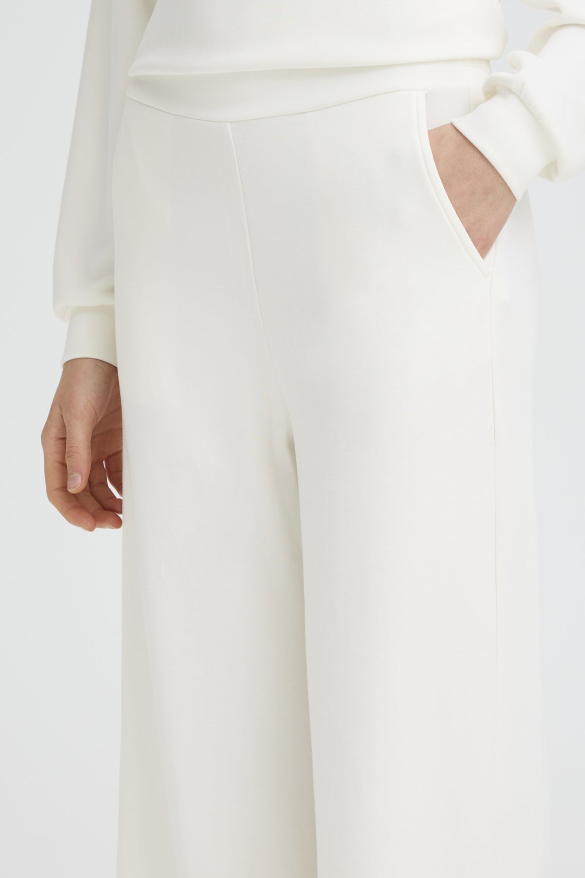 FransaFransa FRAURORA Joggers 4BottomsWhisper White - Blue Water Clothing