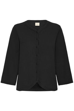 FransaFransa FRBitte Cardigan 2TopsBlack - Blue Water Clothing