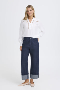 FransaFransa FRCHICAGO Jeans 2BottomsRaw Blue Denim - Blue Water Clothing