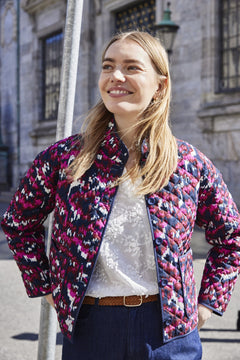 FransaFransa FRCLAUDINE Jacket 1FootwearDis Boho V - Blue Water Clothing