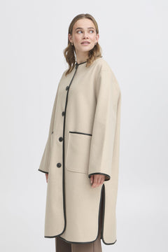 FransaFransa FRElisabeth Jacket 1Coats & JacketsLimestone Melange - Blue Water Clothing