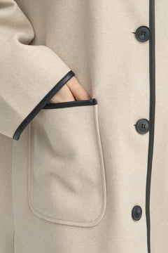 FransaFransa FRElisabeth Jacket 1Coats & JacketsLimestone Melange - Blue Water Clothing