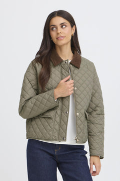 FransaFransa FRINNA Jacket 1FootwearSmokey Olive - Blue Water Clothing