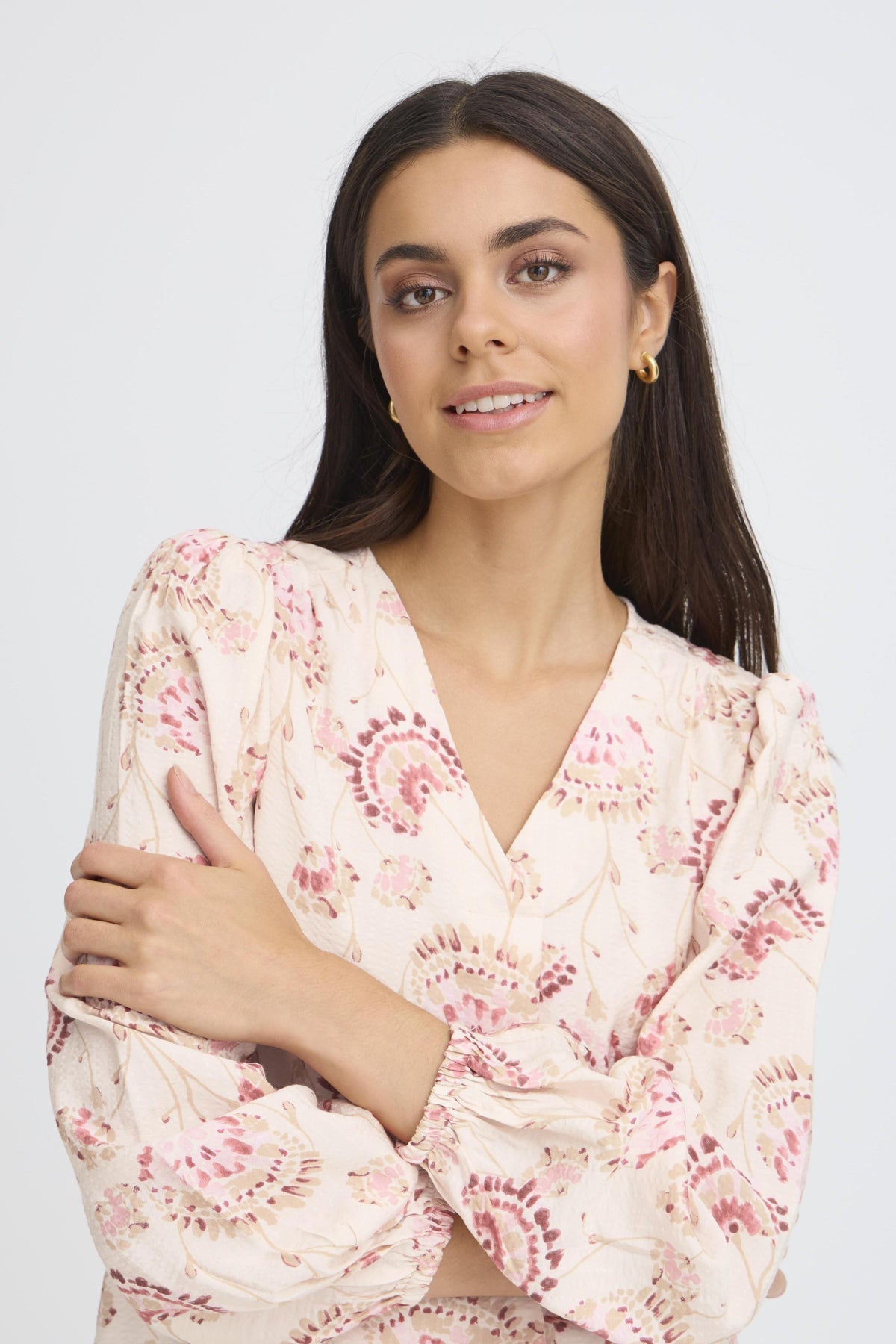 FransaFransa FRKALIA Blouse 1TopsORCHID FLOW - Blue Water Clothing